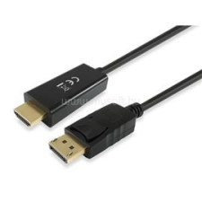 Equip Átalakító Kábel - 119390 (DisplayPort - HDMI kábel, apa/apa, 2m) (EQUIP_119390) kábel és adapter