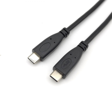 Equip átalakító kábel - 128887 (usb-c2.0 to usb-c, apa/apa, fekete, 2m) kábel és adapter