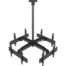 Equip Deckenhalterung 32"-65"/4TFT je 30kg 2Gelenke neig. sw (650372) tv állvány és fali konzol