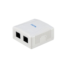Equip Fali aljzat - 235114 (2 port, Cat5e, UTP, fehér) kábel és adapter