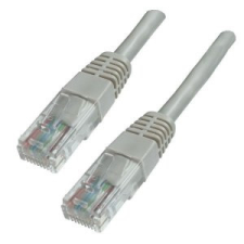 Equip Hálózati kábel, U/UTP, CAT6, 5 m, EQUIP, bézs kábel és adapter