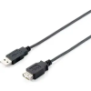 Equip Kábel - 128850 (USB2.0, A-A hosszabbítókábel, apa/anya, duplán árnyékolt, 1,8m)