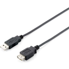 Equip Kábel - 128850 (USB2.0, A-A hosszabbítókábel, apa/anya, duplán árnyékolt, 1,8m) kábel és adapter