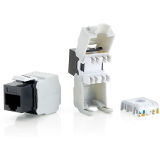 Equip Keystone Jack ungeschirmt Cat.6  LSA Premium   8er Set Polybeutel (769211) villanyszerelés