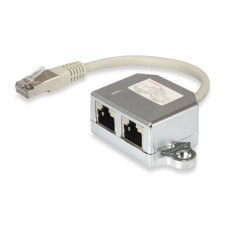 Equip rj45 elosztó - 127608 (bemenet: 1x rj45 8p8c, kimenet: 2x rj45 8p4c, árnyékolt) kábel és adapter