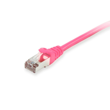 Equip S/FTP CAT6 Patch kábel 0.5m - Rózsaszín kábel és adapter