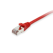 Equip S/FTP CAT6a Patch kábel 7.5m - Piros kábel és adapter