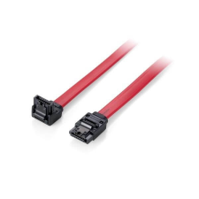 Equip SATA3 adatkábel, 0,5m, L alak (111902) kábel és adapter