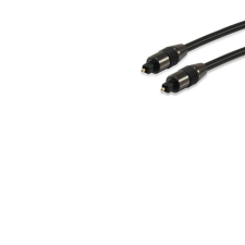 Equip Toslink - Toslink optikai kábel 1.8m (Toslink apa - Toslink apa) kábel és adapter