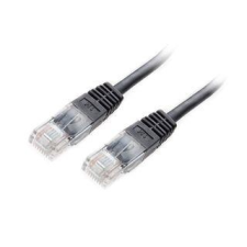 Equip U/UTP Cat5e patch kábel 2m fekete kábel és adapter