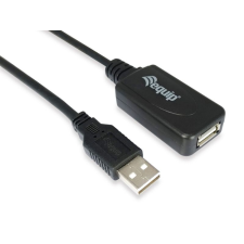 Equip USB2.0 Hosszabbító kábel (erősítős)15m (133311) kábel és adapter