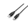 Equip USB 2.0 Type A to Type B Cable 2m Black 128864