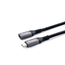  EQuip USB-C 3.2 Gen2 to USB-C Extension cable 1m Black kábel és adapter