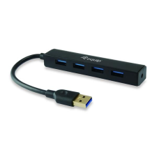Equip USB elosztó-HUB, 4 port, USB 3.2, EQUIP  Life kábel és adapter