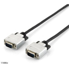 Equip VGA kábel HD15 apa/apa, 20m kábel és adapter