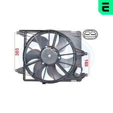 Era ventilátor, motorhűtés ERA 352086 autóalkatrész