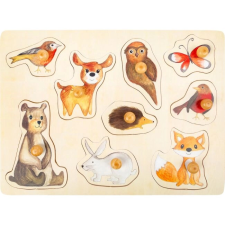 Erdei állatok kirakó készlet - fa puzzle puzzle, kirakós