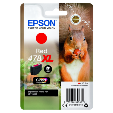 Eredeti Epson T04F5 Tintapatron Red 10,2ml No.478XL nyomtatópatron & toner