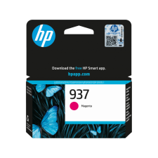 Eredeti HP 4S6W3NE Tintapatron Magenta 800 oldal kapacitás No.937 nyomtatópatron & toner