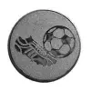  Érembetét 147 ezüst színű 25mm futball