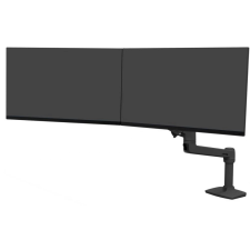 Ergotron LX Desk Dual Direct Arm fekete monitor kellék