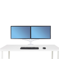 Ergotron LX Dual Side-by-Side Arm monitortartó asztali kar 27" fehér (45-491-216) (45-491-216) monitor kellék