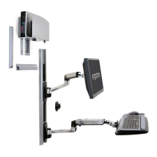 Ergotron LX Sit-Stand falitartó szett 32" (45-247-026) (45-247-026) monitor kellék