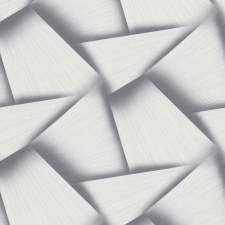 Erismann 3D hatású ezüstszürke színű geometrikus tapéta – modern , fókuszorientált falra tapéta, díszléc és más dekoráció