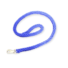 Erős fonott kutyapóráz fém karabinerrel kék nyakörv, póráz, hám kutyáknak