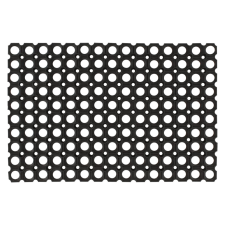  Erős gumi lábtörlő fekete 50x100cm lakástextília