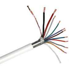  Erősített biztonságtechnikai kábel 2 + 8 CCA biztonságtechnikai eszköz