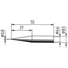 Ersa 842 pákahegy, forrasztóhegy 842 SD LF ceruza formájú hegy 0.8 mm (842 SD LF) forrasztási tartozék