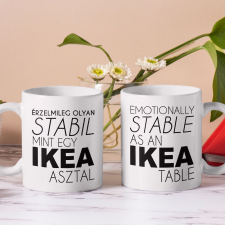  Érzelmileg stabil fehér bögre - Angol felirattal bögrék, csészék