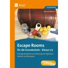  Escape Rooms für die Grundschule - Klasse 1/2 idegen nyelvű könyv