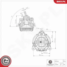 ESEN SKV felfüggesztés, motor 75SKV170 autóalkatrész