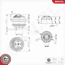 ESEN SKV felfüggesztés, motor 75SKV419 autóalkatrész