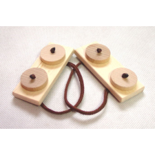 Česká dřevěná hračka Készségfejlesztő fa logikai fejtörő játék kreatív és készségfejlesztő