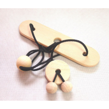 Česká dřevěná hračka Készségfejlesztő fa logikai játék csomó a táblán kreatív és készségfejlesztő