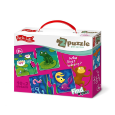 Česká republika Oktató puzzle/állatok 10 db puzzle, kirakós
