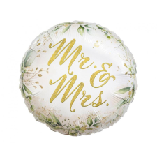 Esküvő Mr & Mrs fólia lufi 36 cm party kellék