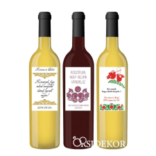  Esküvői boros címke dekorációs kellék