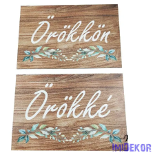  Esküvői tábla PÁR 30x20cm - Örökkön-Örökké… dekorációs kellék