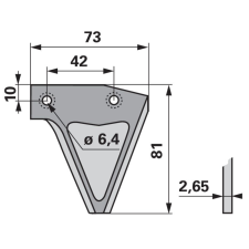 ESM Kaszapange ESM 00442310 - 81 mm autóalkatrész