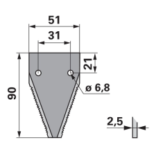 ESM Kaszapange készlet ESM 0060132225 - 90 mm (25 db) autóalkatrész
