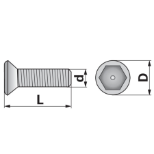 ESM Rögzítőcsavar 00449307 - M10 x 43 mm autóalkatrész