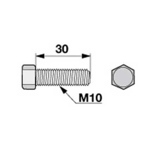 ESM Rögzítőcsavar csomag 00905046 - M10 x 30 mm (50 db) autóalkatrész