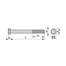 ESM Rögzítőcsavar csomag 00905048 - M10 x 40 mm (50 db) autóalkatrész