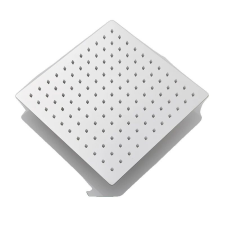  Esőzuhanyfej, rozsdamentes acél, négyzet alakú, 16 hüvelykes króm csaptelep