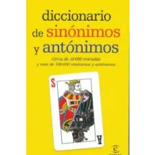 Espasa Diccionario de sinónimos y antónimos – ESPASA CALPE idegen nyelvű könyv
