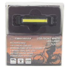 Esperanza EOT020 ELNATH 100lm 500mAh fekete első kerékpár világítás világítás